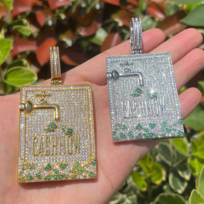 Hip Hop 3A + CZ Steen Verharde - Mens Dog Tag Necklace recensie en prijs