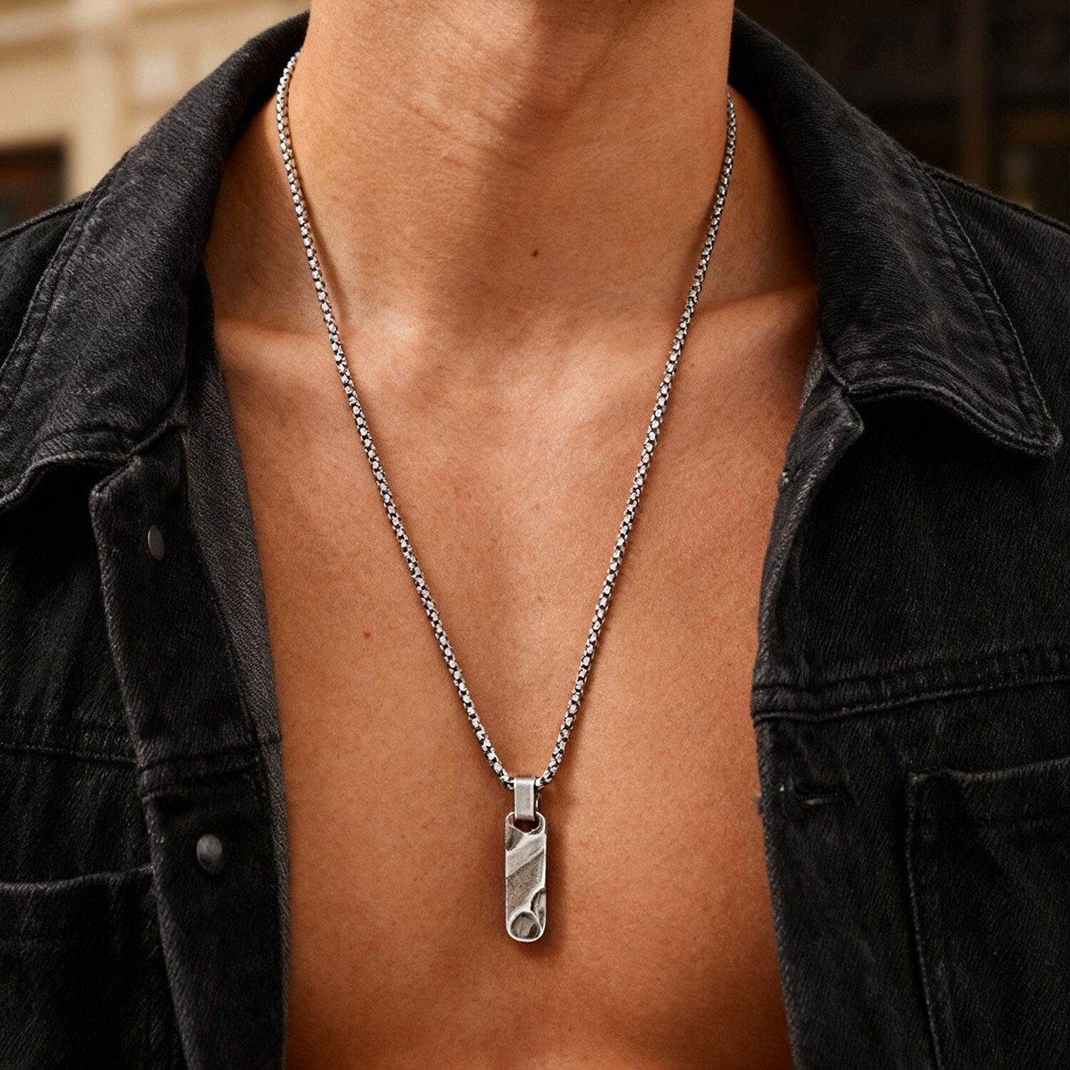Kleine Dogtag hanger kettingen - Mens Dog Tag Necklace recensie en prijs