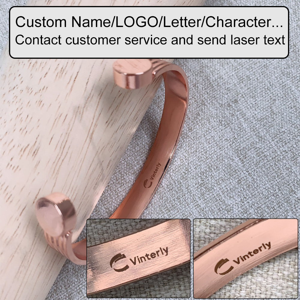 Op Maat Gemaakte Puur Koperen  - Rose Gold Bracelet recensie en prijs