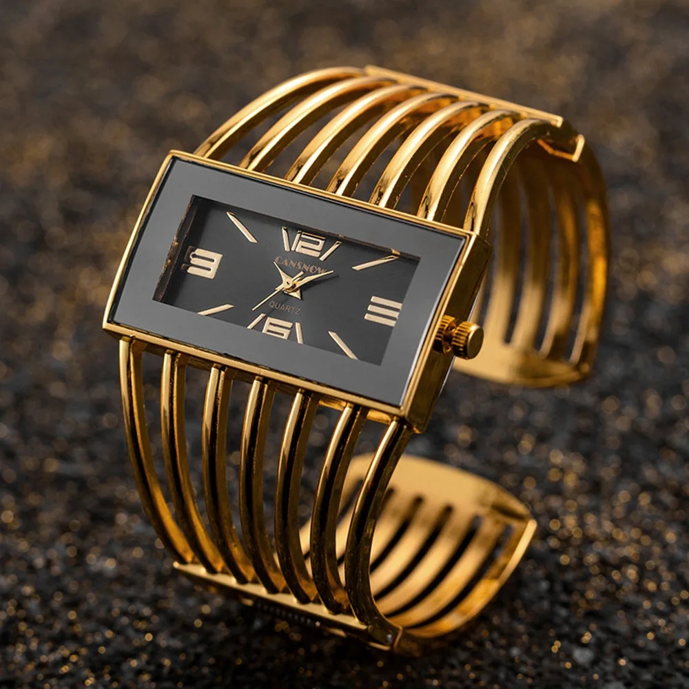 Vrouwelijke armbandhorloge Lux - Jewelry Watches Gold recensie en prijs