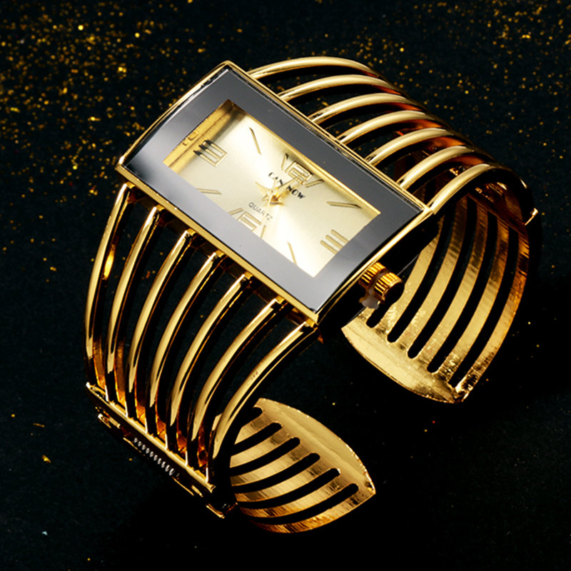 Vrouwelijke armbandhorloge Lux - Jewelry Watches Gold recensie en prijs