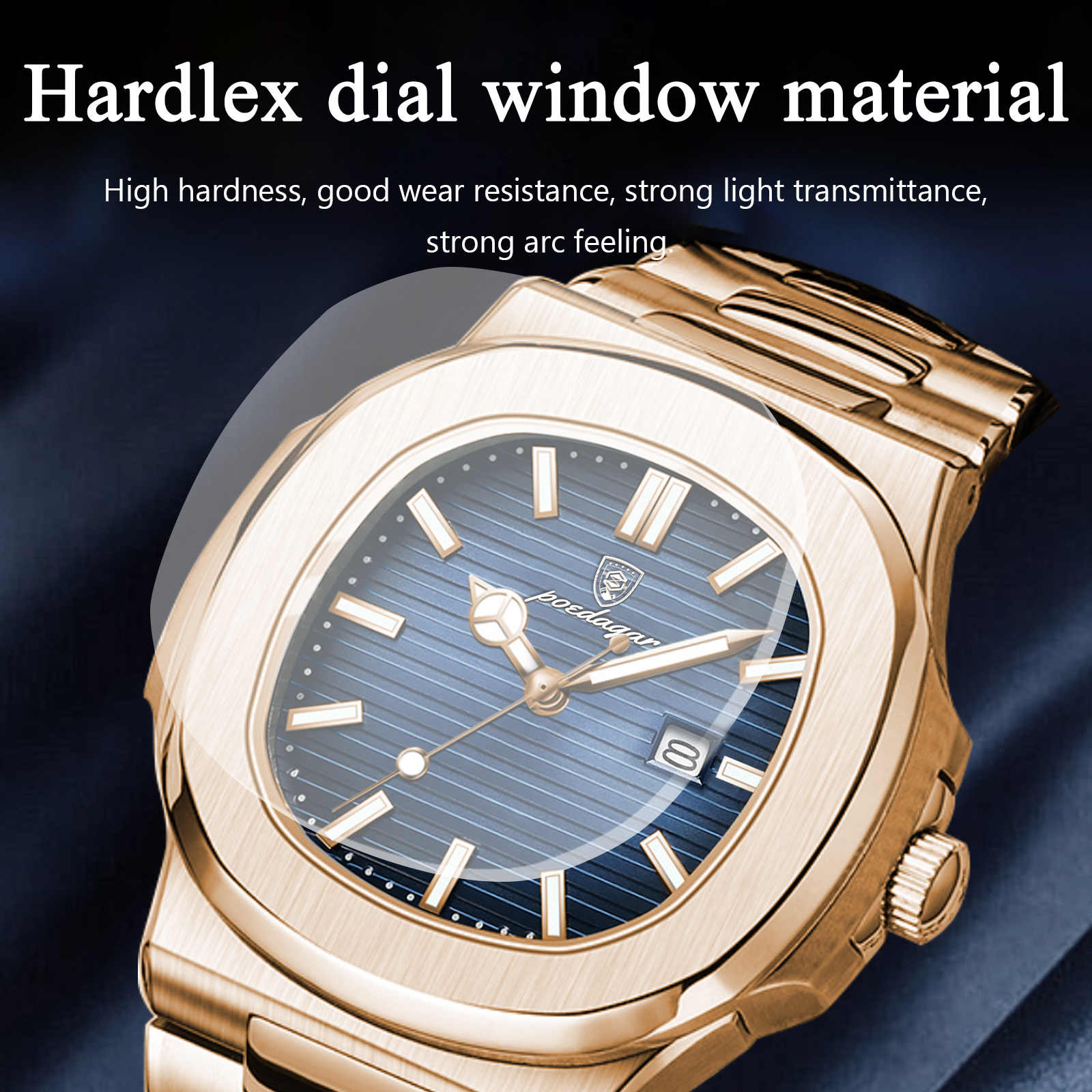 POEDAGAR Top Fashion Square He - Rg Watches & Jewelry Gmbh recensie en prijs