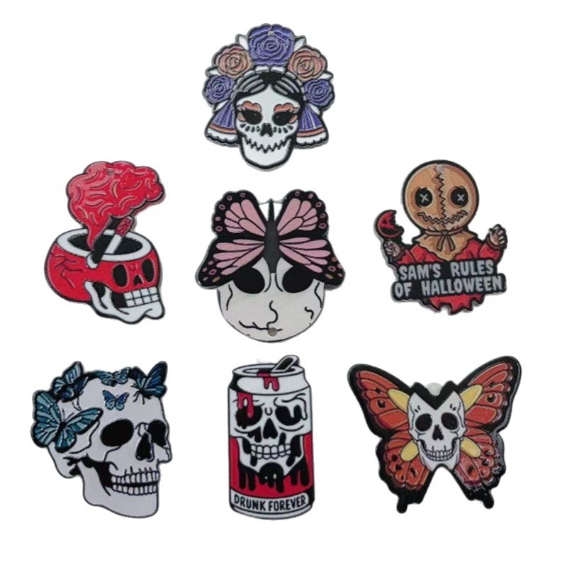 10 stuks Halloween gotische st - Butterfly Pendant Necklace recensie en prijs