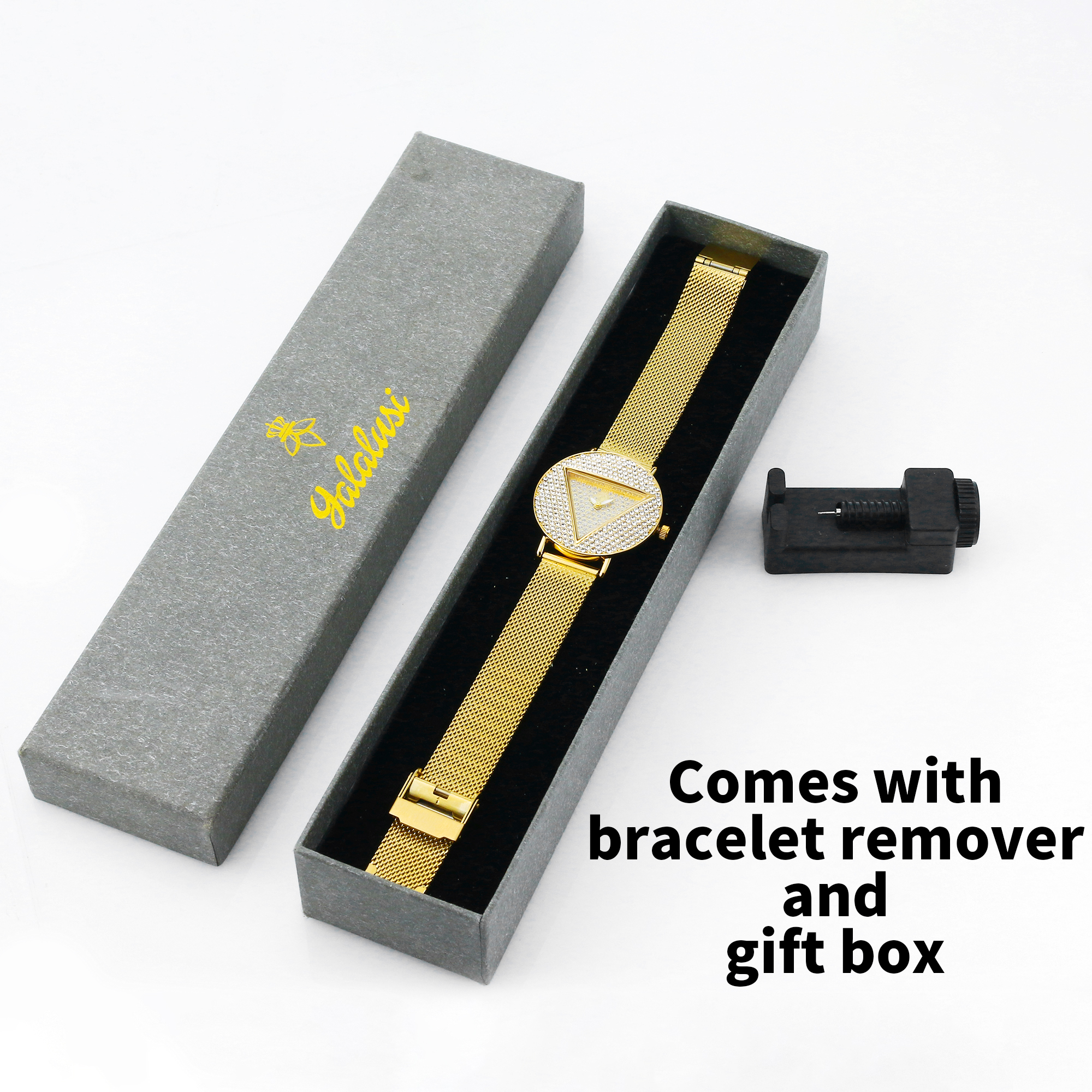 YaLaLuSi Geometrische Driehoek - Jewelry Watches Gold recensie en prijs