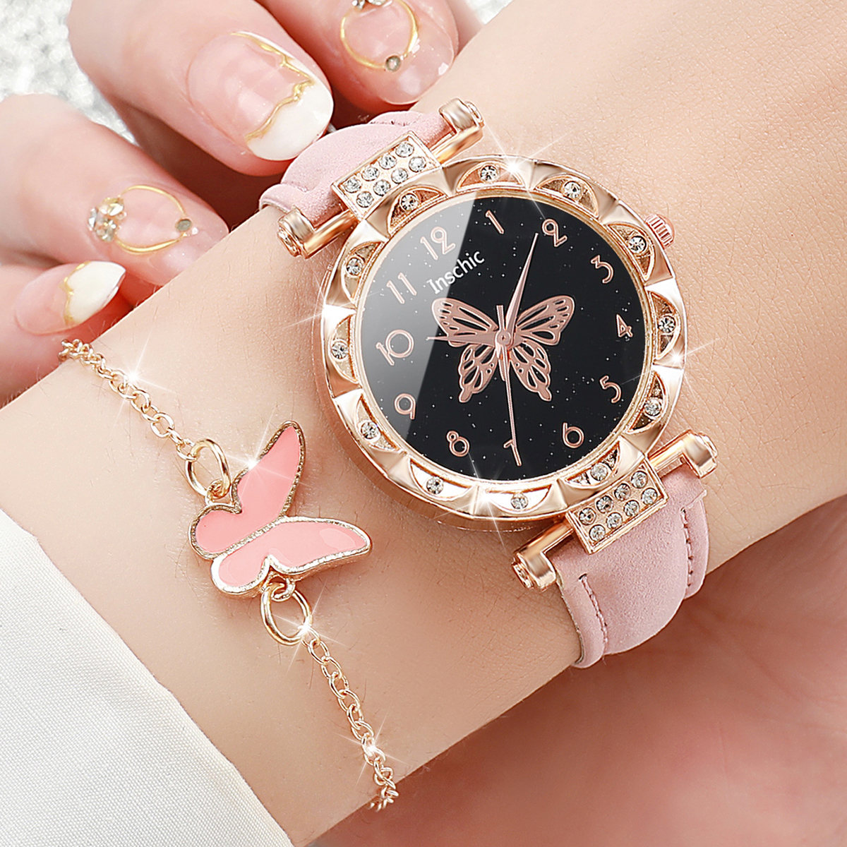 6 stks/set mode vlinder wijzer - Jewelry Like Watches recensie en prijs