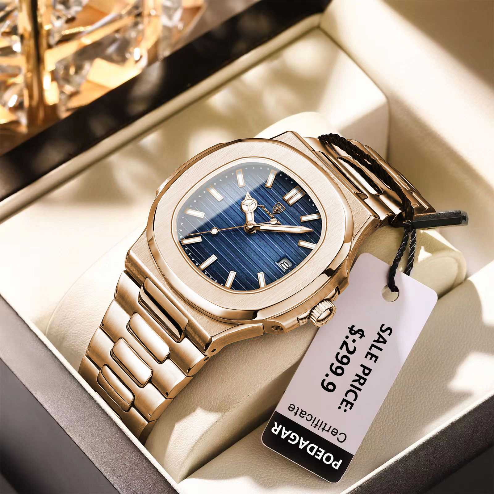 POEDAGAR Mode Zakenman Horloge - Rg Watches & Jewelry Gmbh recensie en prijs