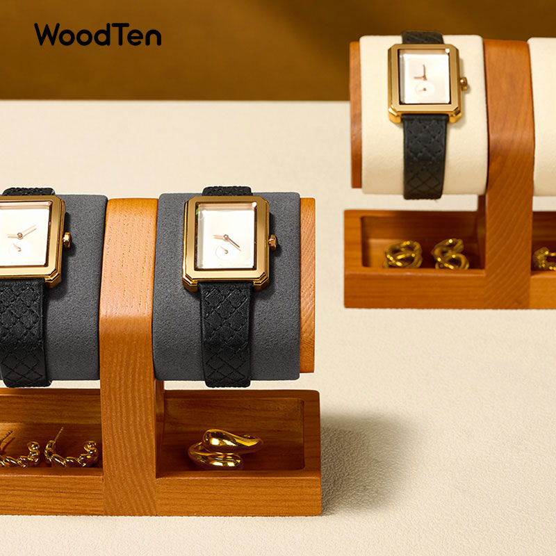 Houten horloge display standaa - Jewelry Like Watches recensie en prijs