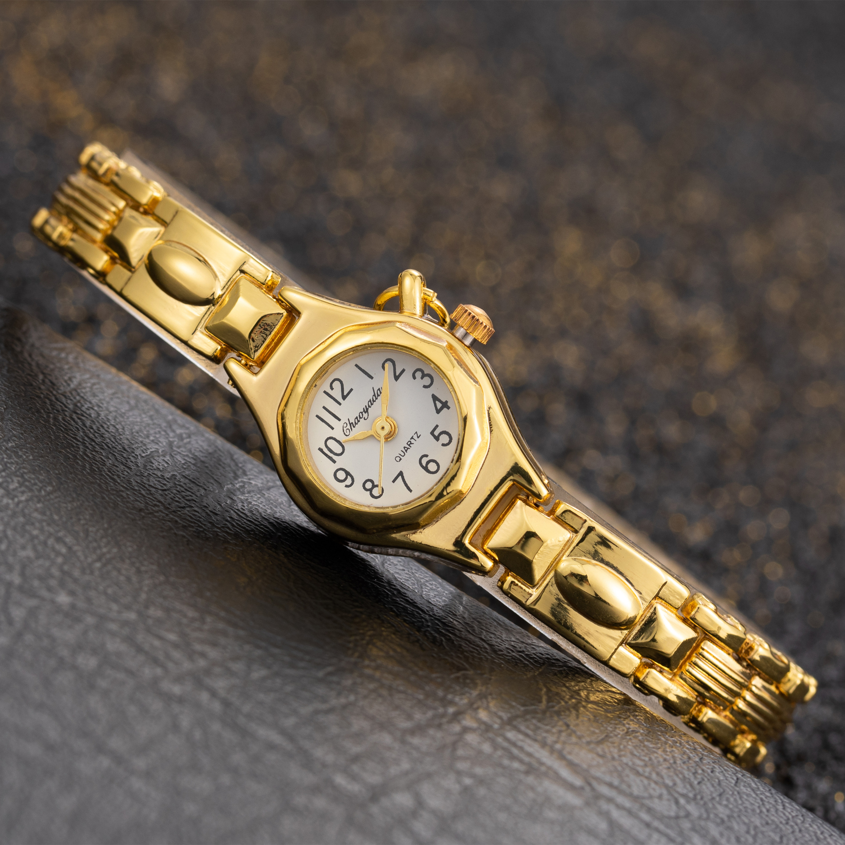 Damespolshorloge Gouden armban - Jewelry Watches Gold recensie en prijs