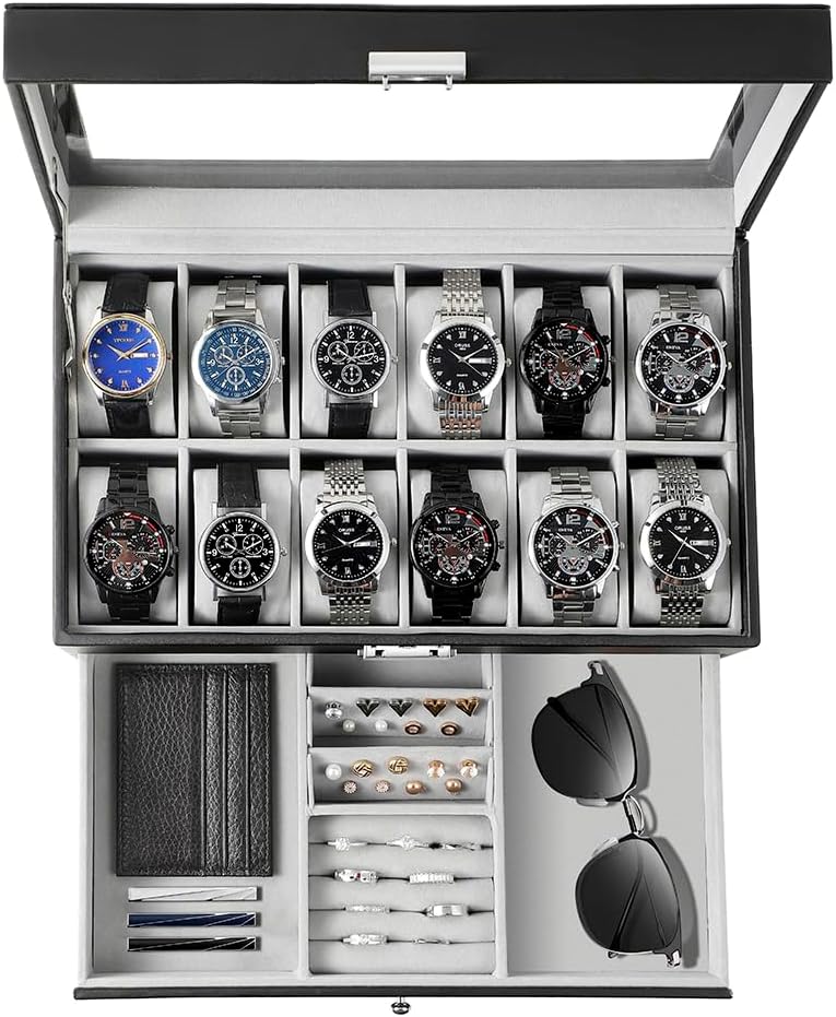 Horloge-opbergdoos voor mannen - Jewelry Watches & Accessories recensie en prijs