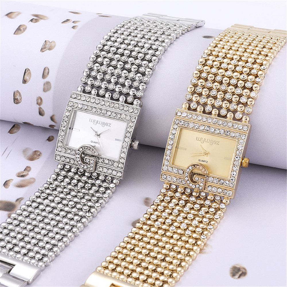 Eenvoudige Vierkante Gouden Ho - Jewelry Watches Gold recensie en prijs