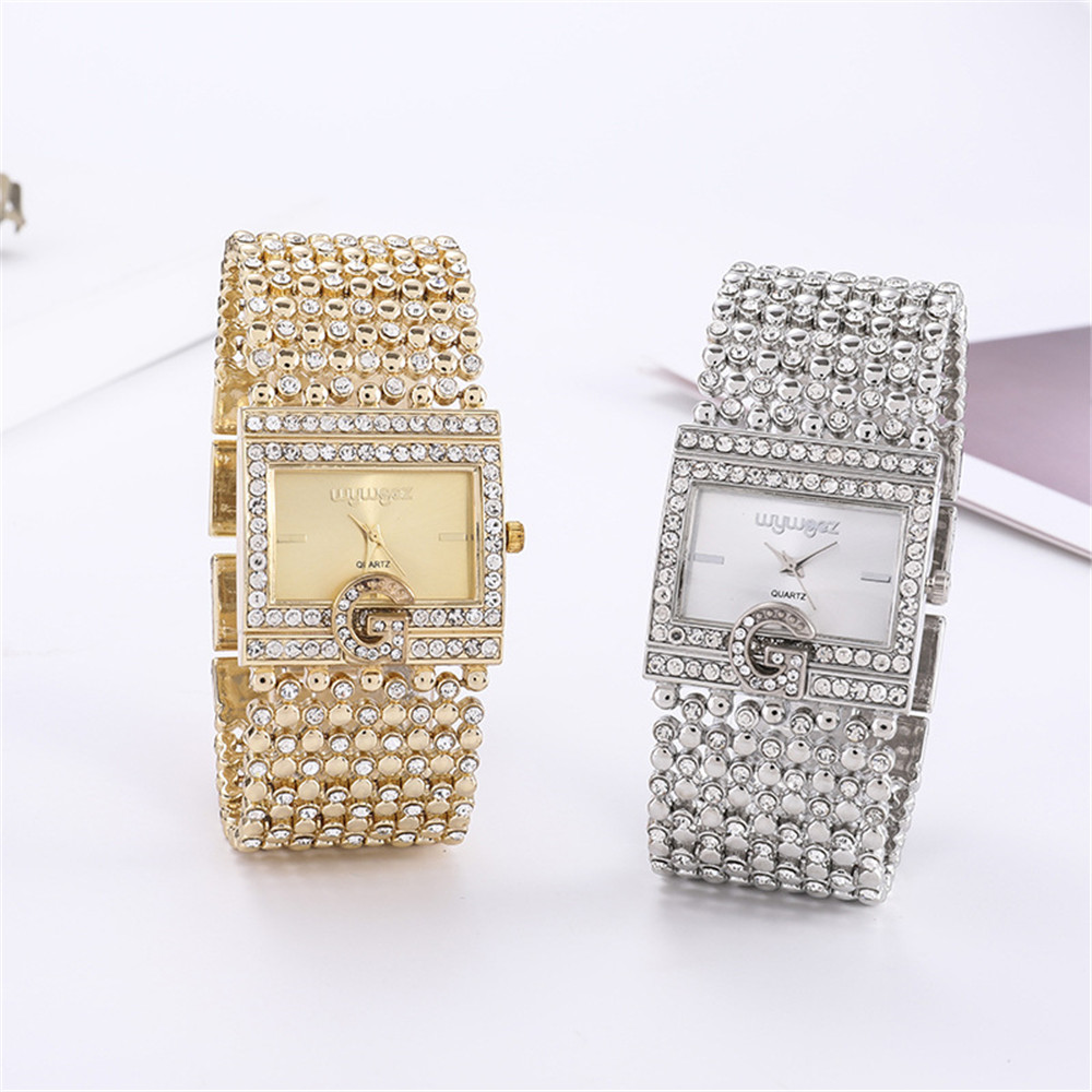 Eenvoudige Vierkante Gouden Ho - Jewelry Watches Gold recensie en prijs