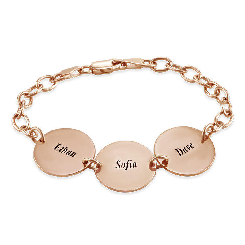 Gegraveerde naam armband 18K v - Rose Gold Bracelet recensie en prijs