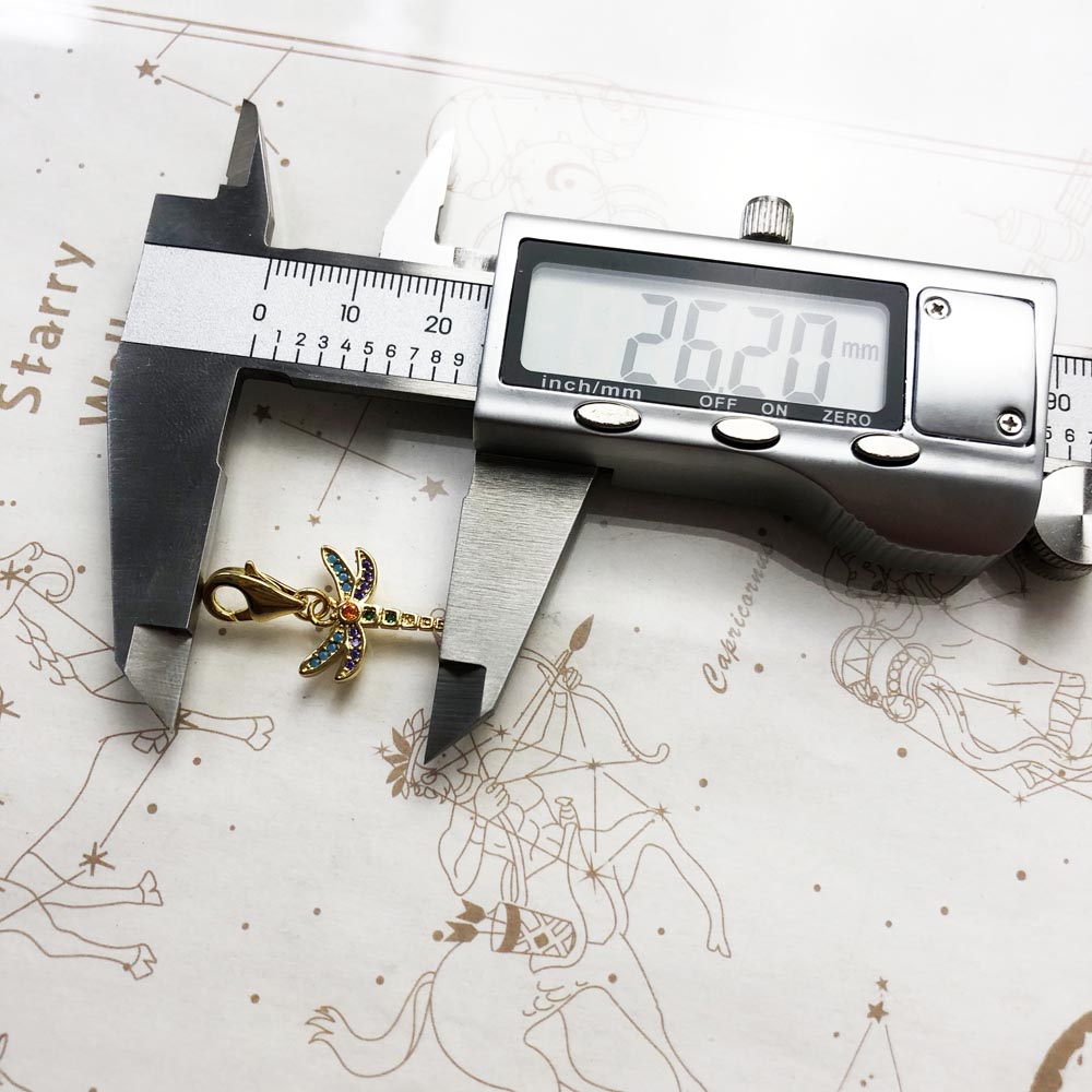 Dragonfly Charm Hanger Herfst  - Paradise Jewelry & Watches Dolphin Mall recensie en prijs