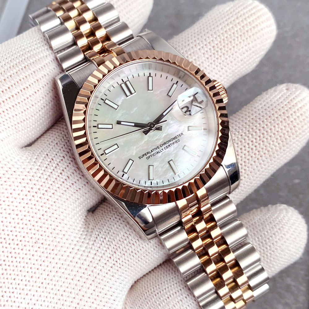 Aangepaste tweekleurige roségo - Rose Gold Bracelet recensie en prijs