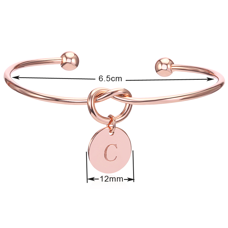 Duoying Gegraveerde Letters Ar - Rose Gold Bracelet recensie en prijs