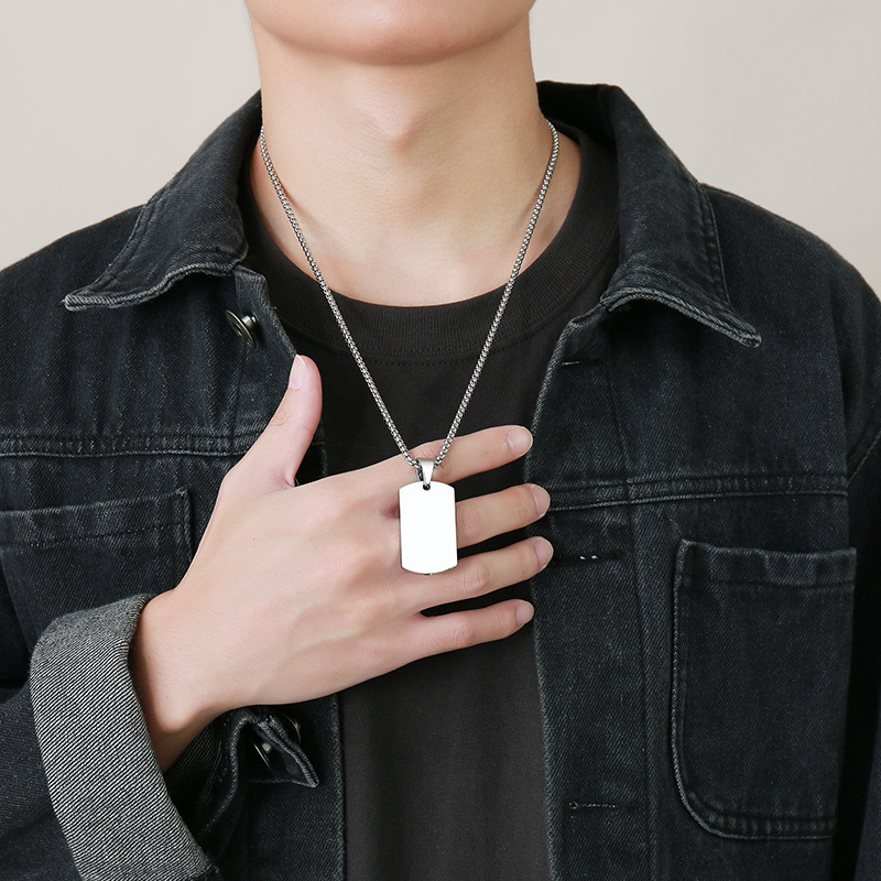 Vnox Mannen Dog Tag Container  - Mens Dog Tag Necklace recensie en prijs