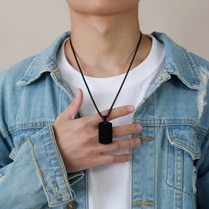 Vnox Mannen Dog Tag Container  - Mens Dog Tag Necklace recensie en prijs
