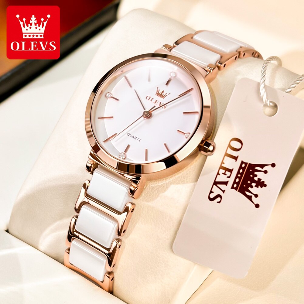 OLEVS Mode Vrouwen Horloges Re - Jewelry Watches Gold recensie en prijs